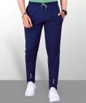 MALAKAR® Track Pants for Mens/Joggers for Mens/Mens Lower Lycra Blend with 2 Side Zipper Pockets for Gym, Exercise, Morning Walk, Sports PRINT LINE(Pack of 1 Piece Only)