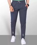 MALAKAR® Track Pants for Mens/Joggers for Mens/Mens Lower Lycra Blend with 2 Side Zipper Pockets for Gym, Exercise, Morning Walk, Sports Charging Line (Pack of 1 Piece Only)