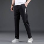 MALAKAR® Track Pants for Men || Activewear Pants || Men’s Joggers Polyester with 2 Side Zipper Pockets Casual Trousers Stretchable (Sports | Gym | Yoga) (White Sports) (Pack of 1)