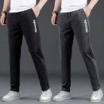 MALAKAR® Track Pants for Men || Activewear Pants || Men’s Joggers Polyester with 2 Side Zipper Pockets Casual Trousers Stretchable (Sports | Gym | Yoga) (White Sports)(Pack of 2)
